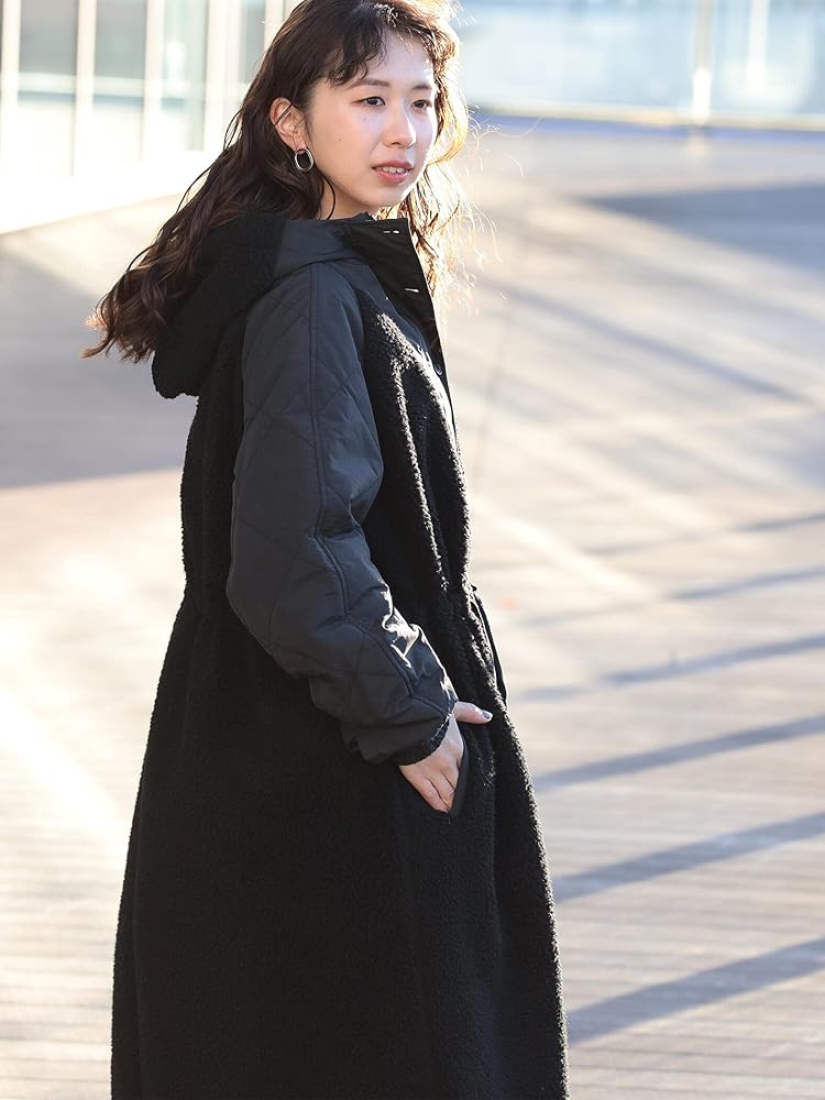 Demi-Luxe BEAMS キルトコンビ コート Amazon | [デミルクスビームス] コート キルトコンビ コート